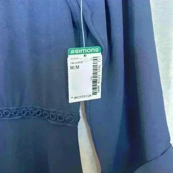 NEW WITH TAGS Simons Twik blue  dress 💙 - Picture 6 of 9